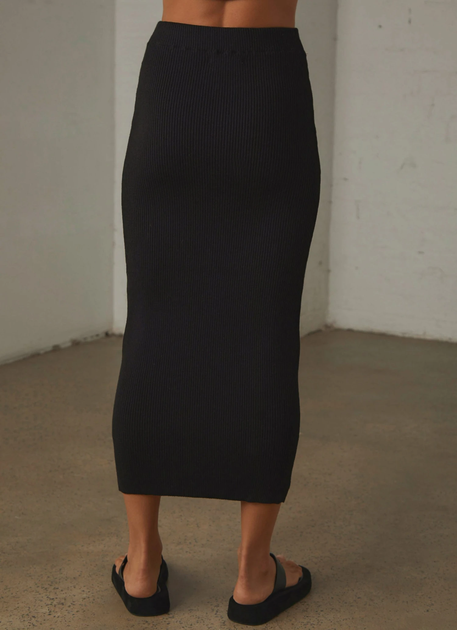 Peppermayo Deja Vu Knit Midi Skirt - Black 6 Peppermayo Deja Vu Knit Midi Skirt - Black