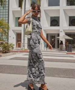 Riley Hubatka X Peppermayo Angel Energy Maxi Dress - Riley Collage