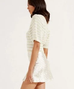 Peppermayo Vintage Vibes Knit Crop - Sage New & Most Loved