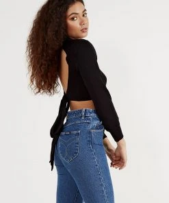 Peppermayo Dinner Date Knit Top - Black 10 Peppermayo Dinner Date Knit Top - Black