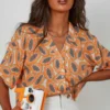 Cools Club Resort Shirt - Papaya New Tops 2 Cools Club Resort Shirt - Papaya New Tops