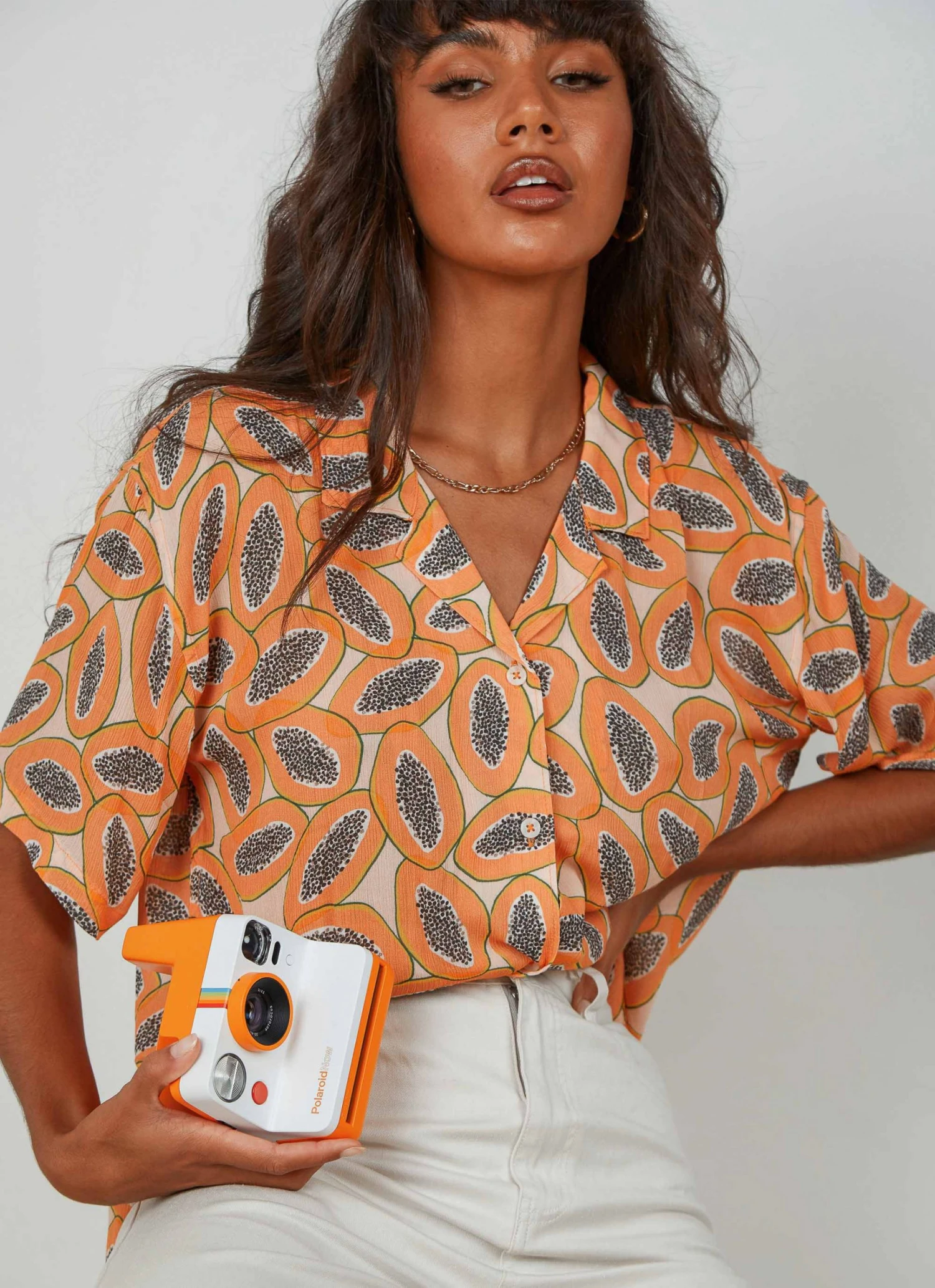 Cools Club Resort Shirt - Papaya New Tops 3 Cools Club Resort Shirt - Papaya New Tops