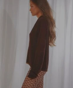 Peppermayo Exclusive Simi Shirt - Choc Brown New & Most Loved