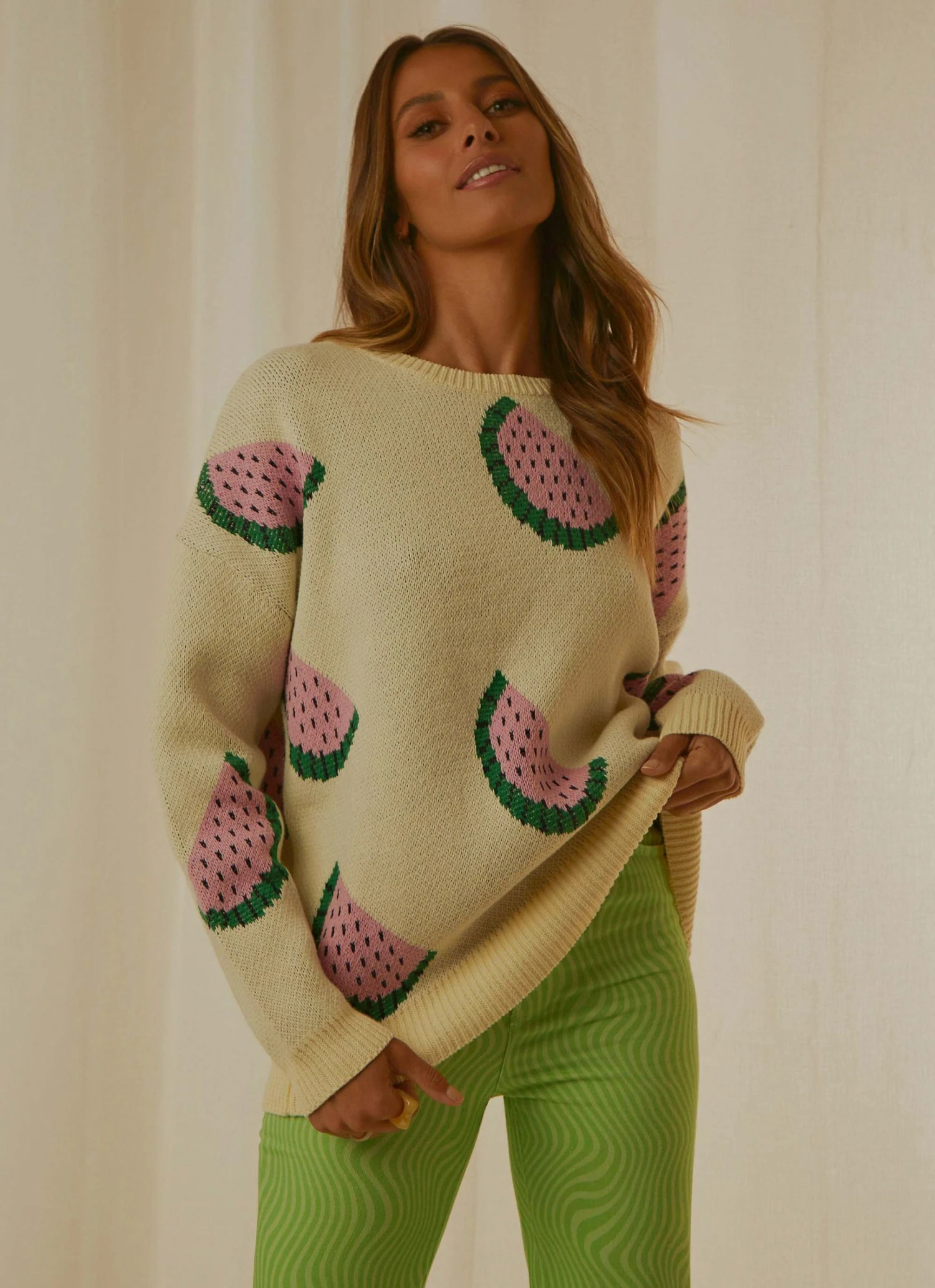 Peppermayo Exclusive New & Most Loved Market Finds Knit Jumper - Watermelon 4 Peppermayo Exclusive New & Most Loved Market Finds Knit Jumper - Watermelon