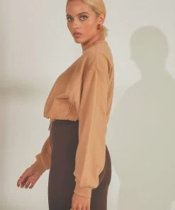 Lee Cinched Sweater Iced Cofee - Iced Cofee New & Most Loved 8 Lee Cinched Sweater Iced Cofee - Iced Cofee New & Most Loved