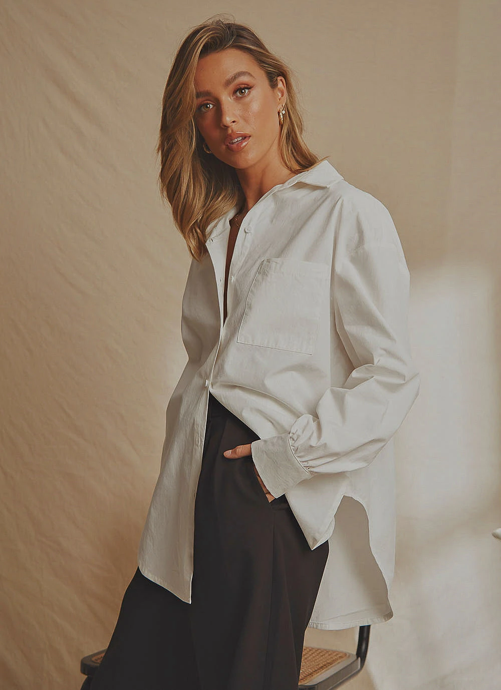 National Breast Cancer Foundation X Peppermayo Change The Game Oversized Shirt - White 7 National Breast Cancer Foundation X Peppermayo Change The Game Oversized Shirt - White