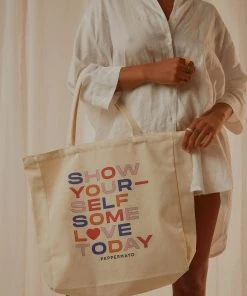 Peppermayo Exclusive Peppermayo Lover Canvas Tote - Multi New & Most Loved