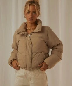 Nude Lucy New & Most Loved Topher Puffer Jacket - Mocha