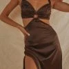 Peppermayo Exclusive Palas Maxi Dress - Chocolate 2 Peppermayo Exclusive Palas Maxi Dress - Chocolate