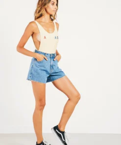 Abrand A Flashdance ASquad Bodysuit - Dandelion Tops 9 Abrand A Flashdance ASquad Bodysuit - Dandelion Tops