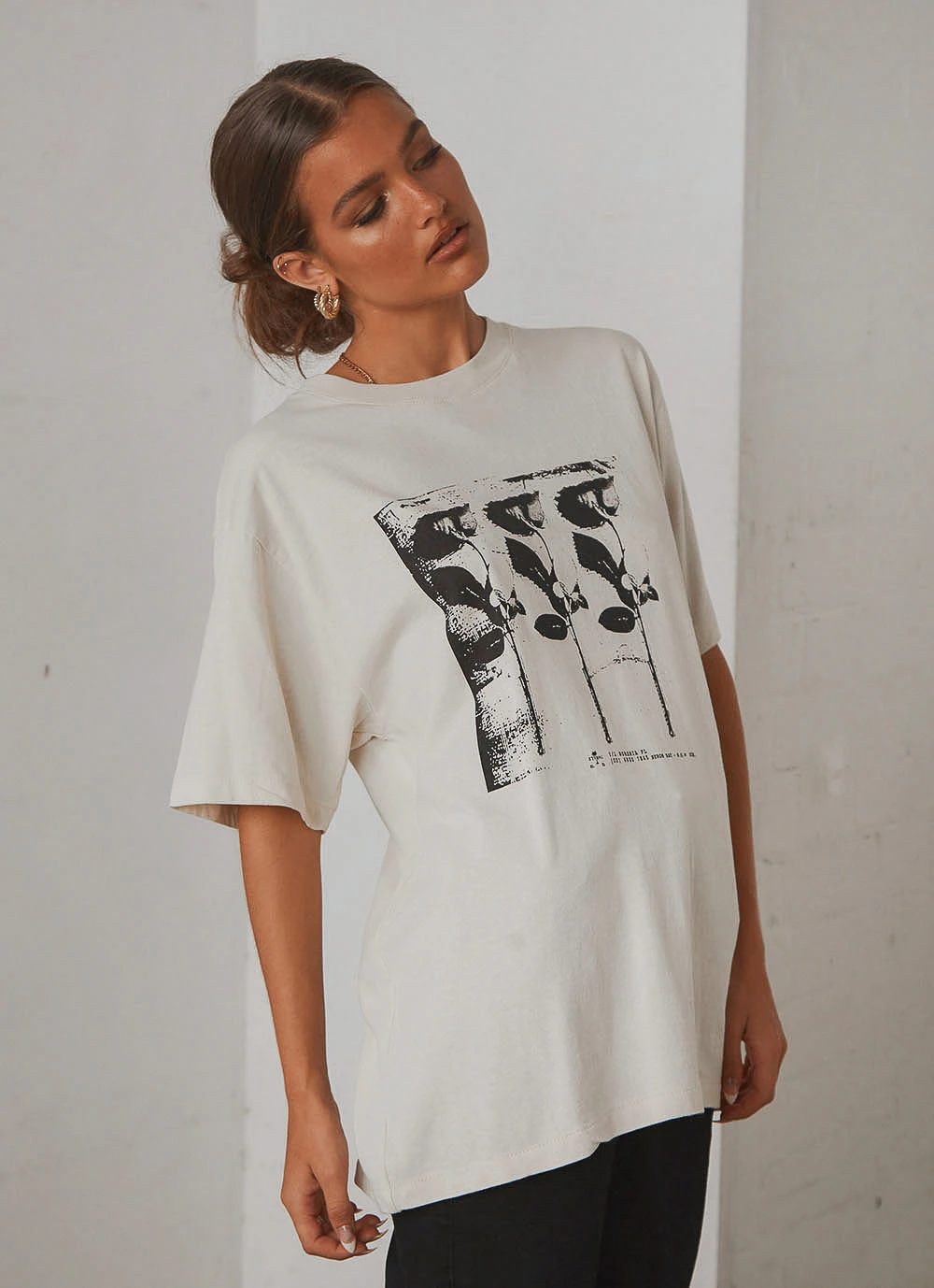 Thrills New & Most Loved Three Roses Merch Tee - Heritage White 5 Thrills New & Most Loved Three Roses Merch Tee - Heritage White