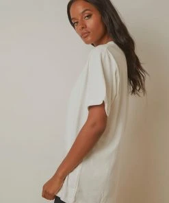 Thrills Bad Habits Merch Tee - Dirty White