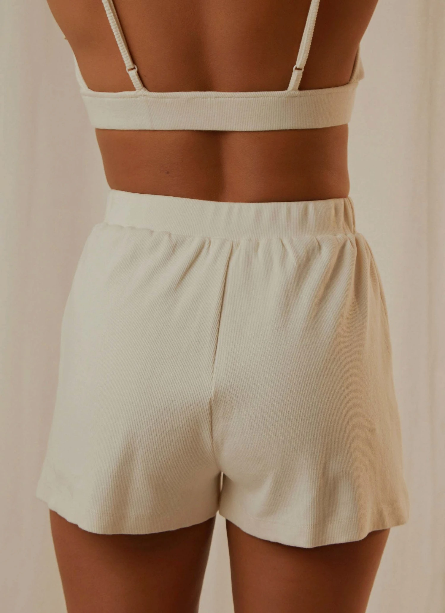 Peppermayo Exclusive PM Basic Organic Cotton Shorts - Ivory New & Most Loved 12 Peppermayo Exclusive PM Basic Organic Cotton Shorts - Ivory New & Most Loved