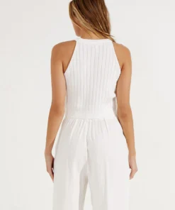 Peppermayo Vista Knit Top - White New Tops