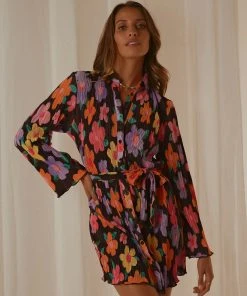 Peppermayo Exclusive Soho Chic Shirt Dress - Noir Bloom 11 Peppermayo Exclusive Soho Chic Shirt Dress - Noir Bloom