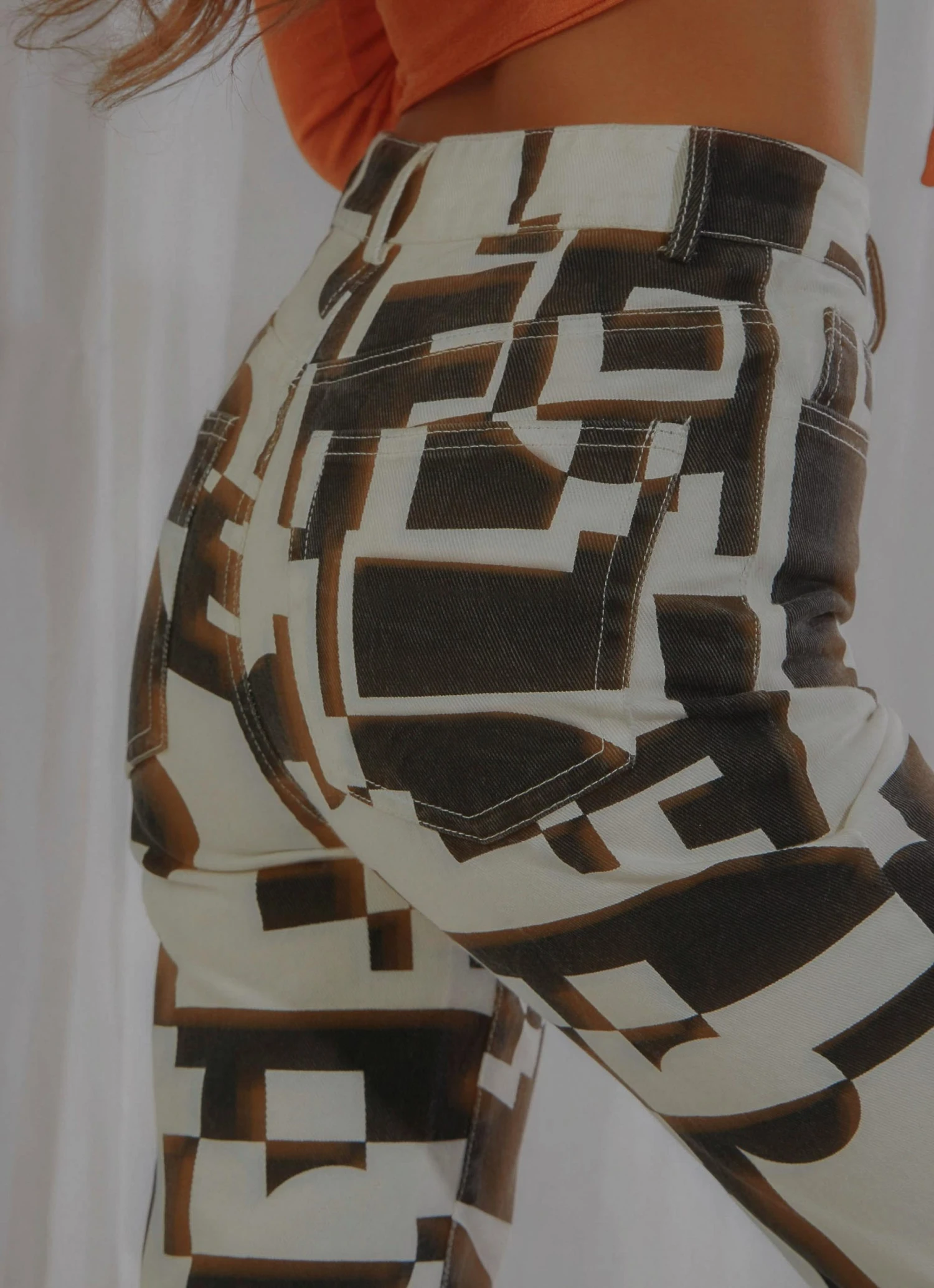 Peppermayo Exclusive Electric Avenue Pants - Black And White Geo 4 Peppermayo Exclusive Electric Avenue Pants - Black And White Geo