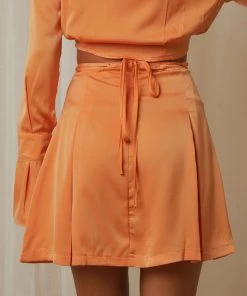 Peppermayo New & Most Loved Model Behaviour Skirt - Orange 11 Peppermayo New & Most Loved Model Behaviour Skirt - Orange