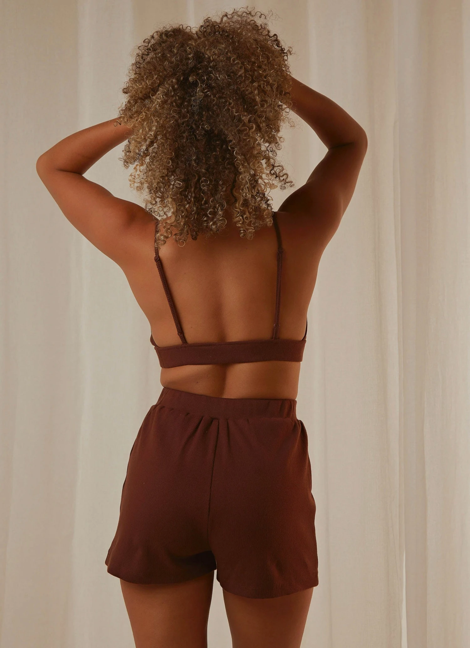 Peppermayo Exclusive PM Basic Organic Cotton Bralette - Choc Brown New & Most Loved Peppermayo Exclusive PM Basic Organic Cotton Bralette - Choc Brown New & Most Loved