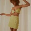 Peppermayo Exclusive The Hills Mini Skirt - Pistachio New & Most Loved