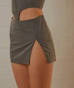 Peppermayo Exclusive New & Most Loved Maggie Mini Skirt - Charcoal 11 Peppermayo Exclusive New & Most Loved Maggie Mini Skirt - Charcoal