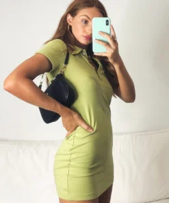 Peppermayo New Dresses Give Me Honey Mini Dress - Sage 10 Peppermayo New Dresses Give Me Honey Mini Dress - Sage