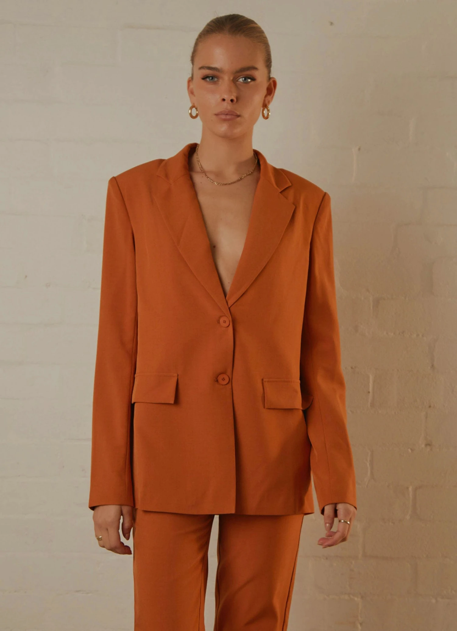 Peppermayo Exclusive New & Most Loved Tess Oversized Blazer - Terracotta 4 Peppermayo Exclusive New & Most Loved Tess Oversized Blazer - Terracotta