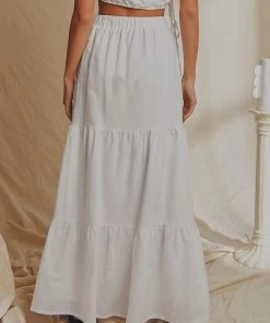National Breast Cancer Foundation X Peppermayo Aperol Hour Linen Maxi Skirt - White New & Most Loved 13 National Breast Cancer Foundation X Peppermayo Aperol Hour Linen Maxi Skirt - White New & Most Loved