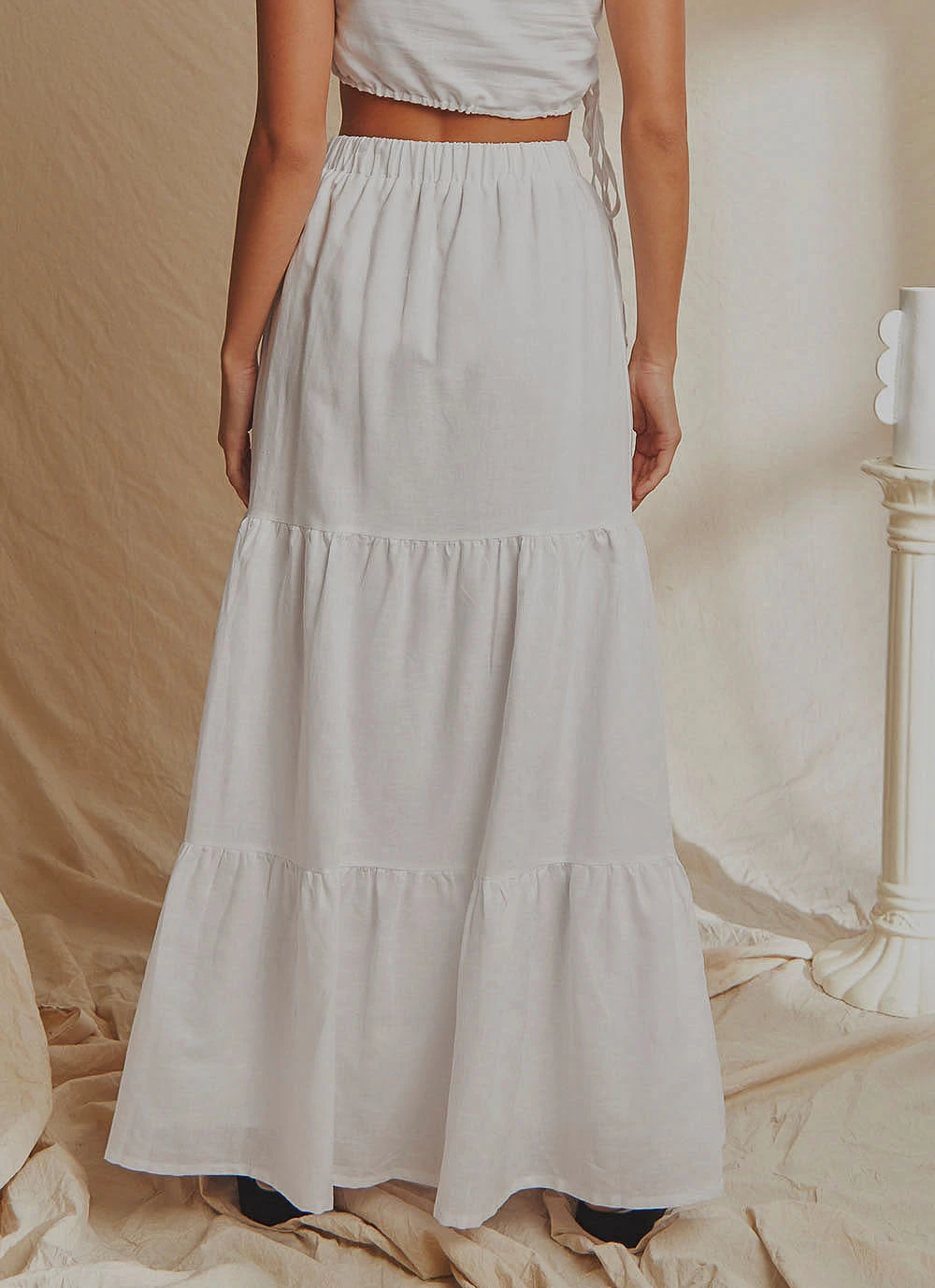 National Breast Cancer Foundation X Peppermayo Aperol Hour Linen Maxi Skirt - White New & Most Loved 8 National Breast Cancer Foundation X Peppermayo Aperol Hour Linen Maxi Skirt - White New & Most Loved