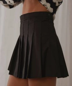 Peppermayo Her Game Pleated Mini Skirt - Black New & Most Loved 10 Peppermayo Her Game Pleated Mini Skirt - Black New & Most Loved