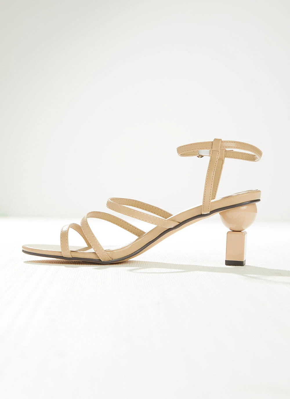 4th & Reckless Tyler Heel - Nude PU 4th & Reckless Tyler Heel - Nude PU