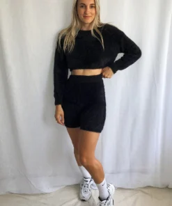 Peppermayo New Bottoms Trends Knit Shorts - Black