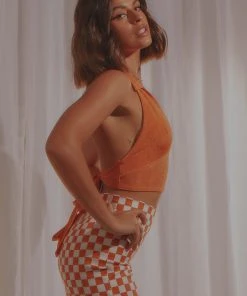 Peppermayo Exclusive Holiday Inn Crop - Orange 10 Peppermayo Exclusive Holiday Inn Crop - Orange