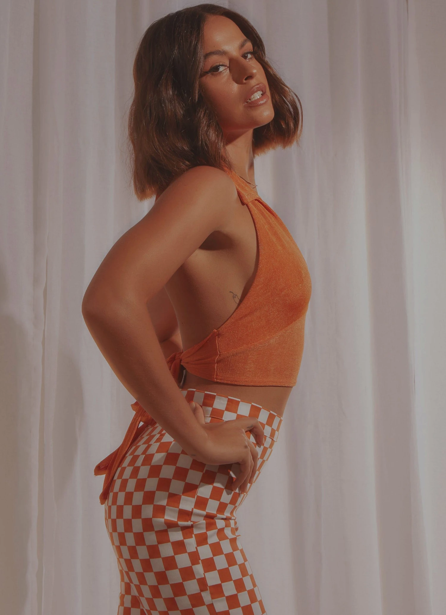 Peppermayo Exclusive Holiday Inn Crop - Orange 6 Peppermayo Exclusive Holiday Inn Crop - Orange