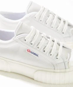 Superga New & Most Loved 2631 Stripe Platform - White Avorio 10 Superga New & Most Loved 2631 Stripe Platform - White Avorio