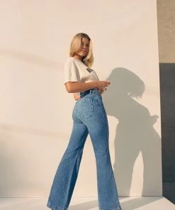 Rolla's Eastcoast Flare Jean - Karen Blue