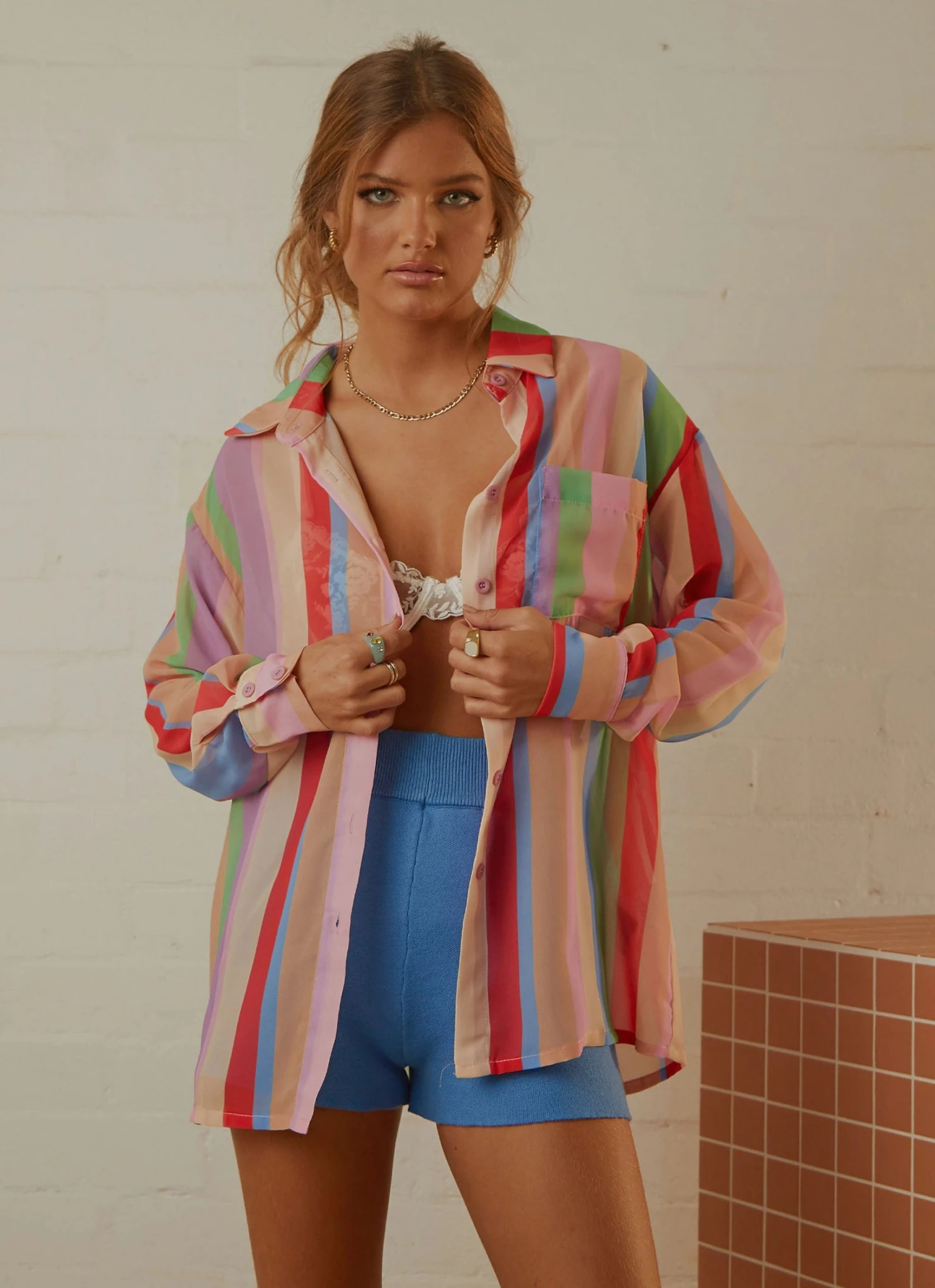 Peppermayo Exclusive Paradise Found Sheer Shirt - Carnivale 3 Peppermayo Exclusive Paradise Found Sheer Shirt - Carnivale