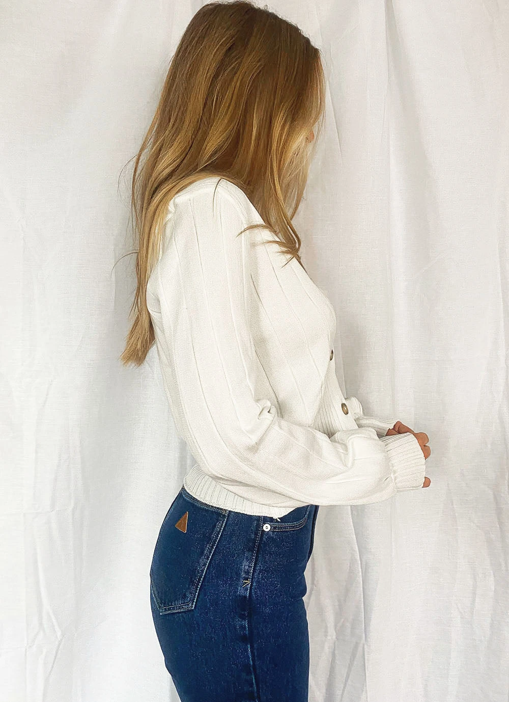 Peppermayo New Outerwear Between Us Knit Jumper - White 6 Peppermayo New Outerwear Between Us Knit Jumper - White