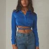 Peppermayo Crossfire Crop Top - Cobalt New & Most Loved 1 Peppermayo Crossfire Crop Top - Cobalt New & Most Loved