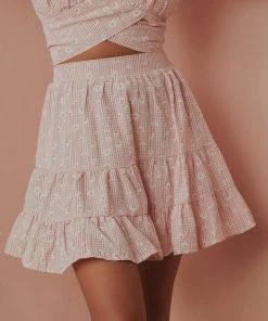Peppermayo Horizons Mini Skirt - Pink Floral New & Most Loved 8 Peppermayo Horizons Mini Skirt - Pink Floral New & Most Loved