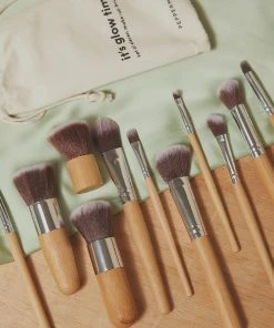 Peppermayo Exclusive Eco Makeup Brush Set - Natural