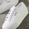 Superga 2790ACOTW Linea Up And Down Sneakers - 901 WHITE New & Most Loved 2 Superga 2790ACOTW Linea Up And Down Sneakers - 901 WHITE New & Most Loved