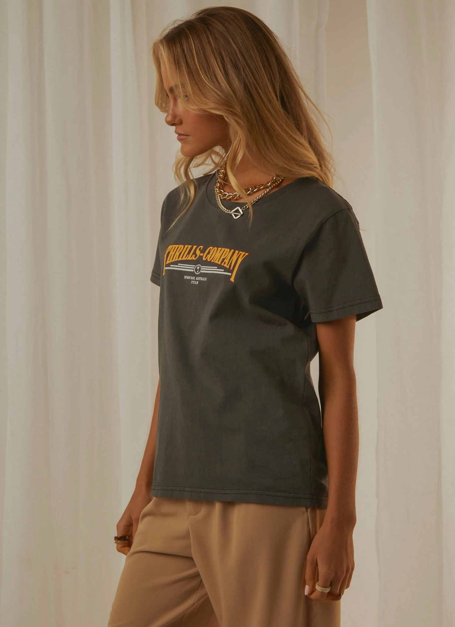 Thrills New & Most Loved Underline Band Tee - Merch Black 6 Thrills New & Most Loved Underline Band Tee - Merch Black