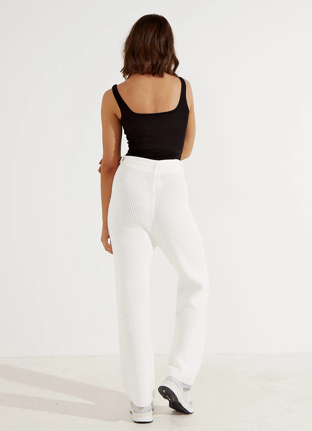 Peppermayo New Bottoms Balancing Knit Pants - White 8 Peppermayo New Bottoms Balancing Knit Pants - White