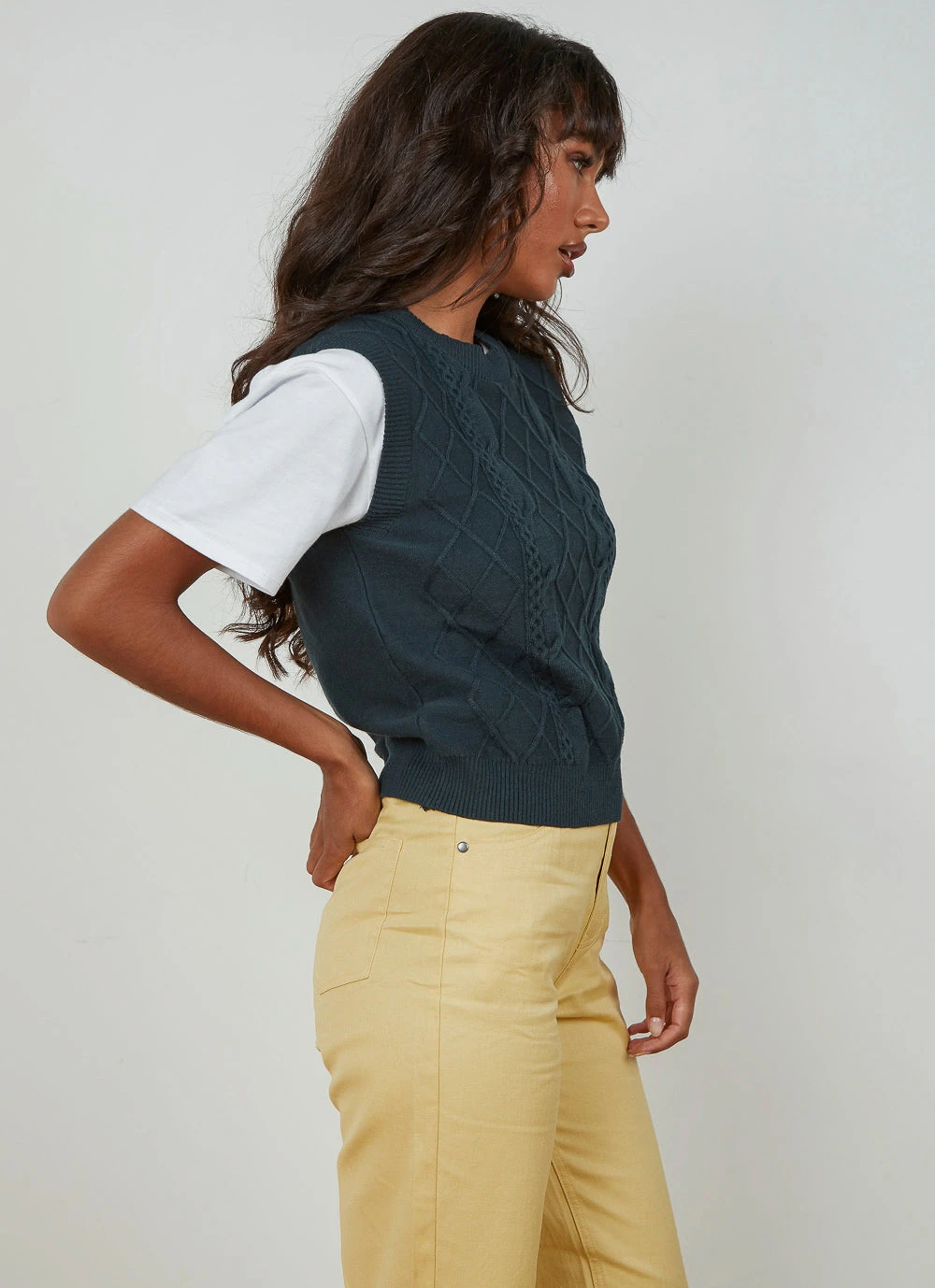 Peppermayo New & Most Loved La Rebelion Knit Vest - Green 6 Peppermayo New & Most Loved La Rebelion Knit Vest - Green