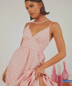 Peppermayo Exclusive New & Most Loved Edie Maxi Dress - Pink Gingham 10 Peppermayo Exclusive New & Most Loved Edie Maxi Dress - Pink Gingham