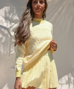 Peppermayo Summer Holidays Knit Jumper - Yellow