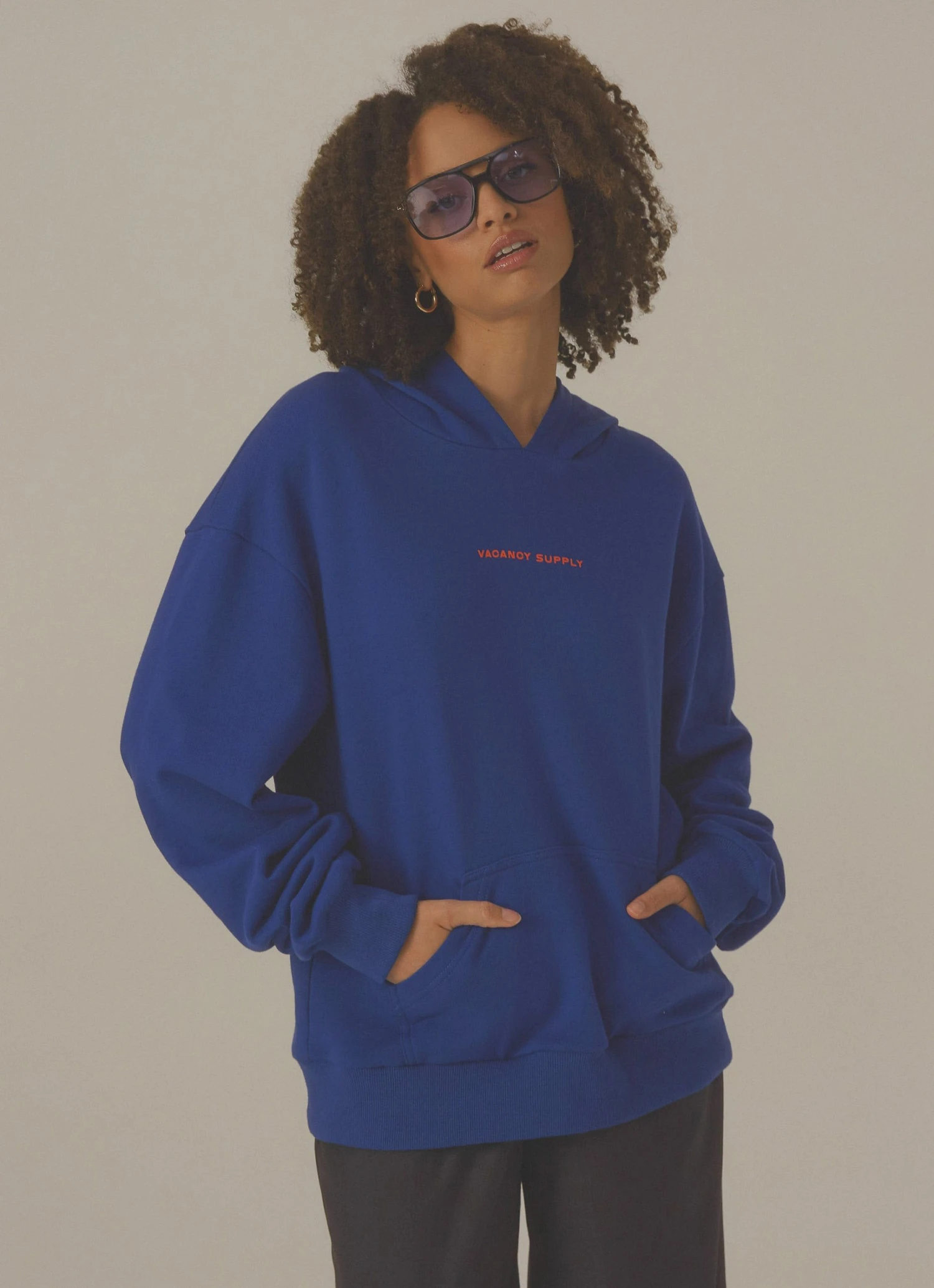 Vacancy Supply Race Club Hoodie - Cobalt Vacancy Supply Race Club Hoodie - Cobalt