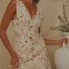 Peppermayo Exclusive New & Most Loved Audrey Vintage Slip Linen Dress - Safari
