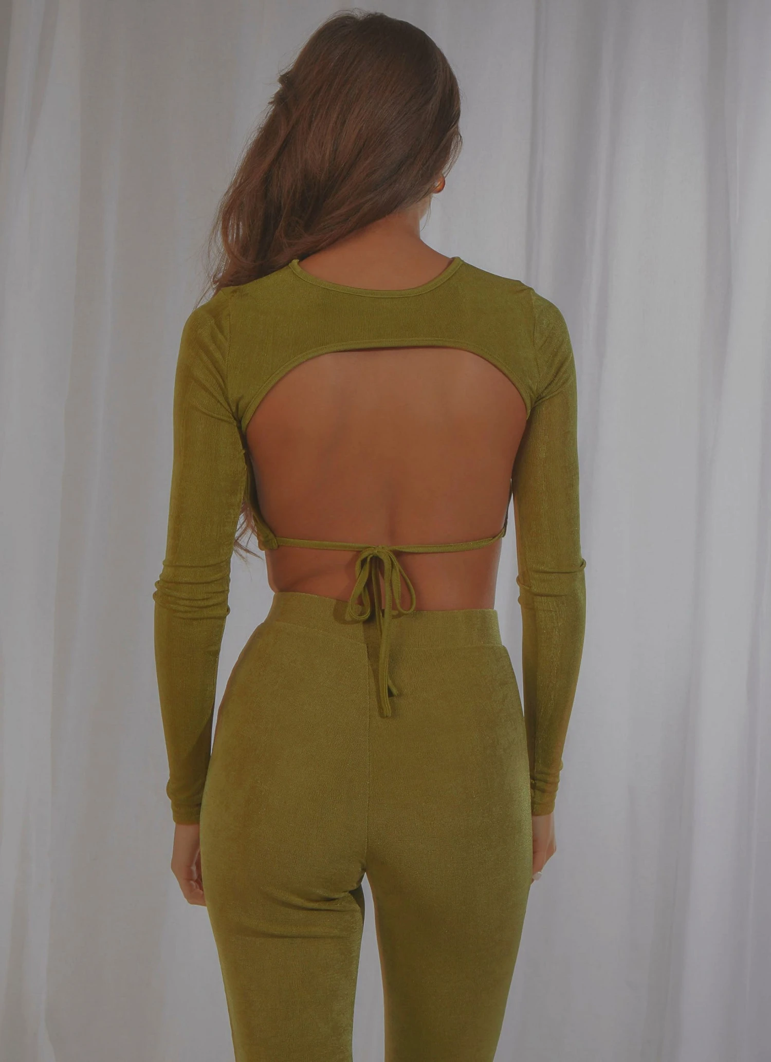 Peppermayo Exclusive Casia Long Sleeve Crop - Moss Green New & Most Loved 8 Peppermayo Exclusive Casia Long Sleeve Crop - Moss Green New & Most Loved