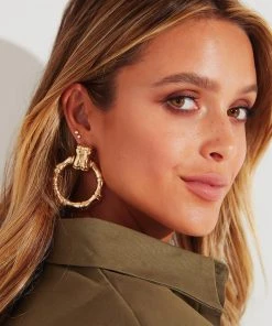 Peppermayo Central Earrings - Gold New & Most Loved